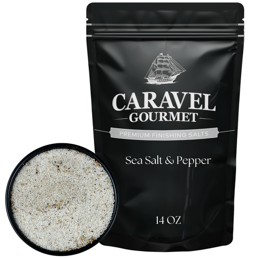 Salt and Pepper Sea Salt - 14 oz Pouch