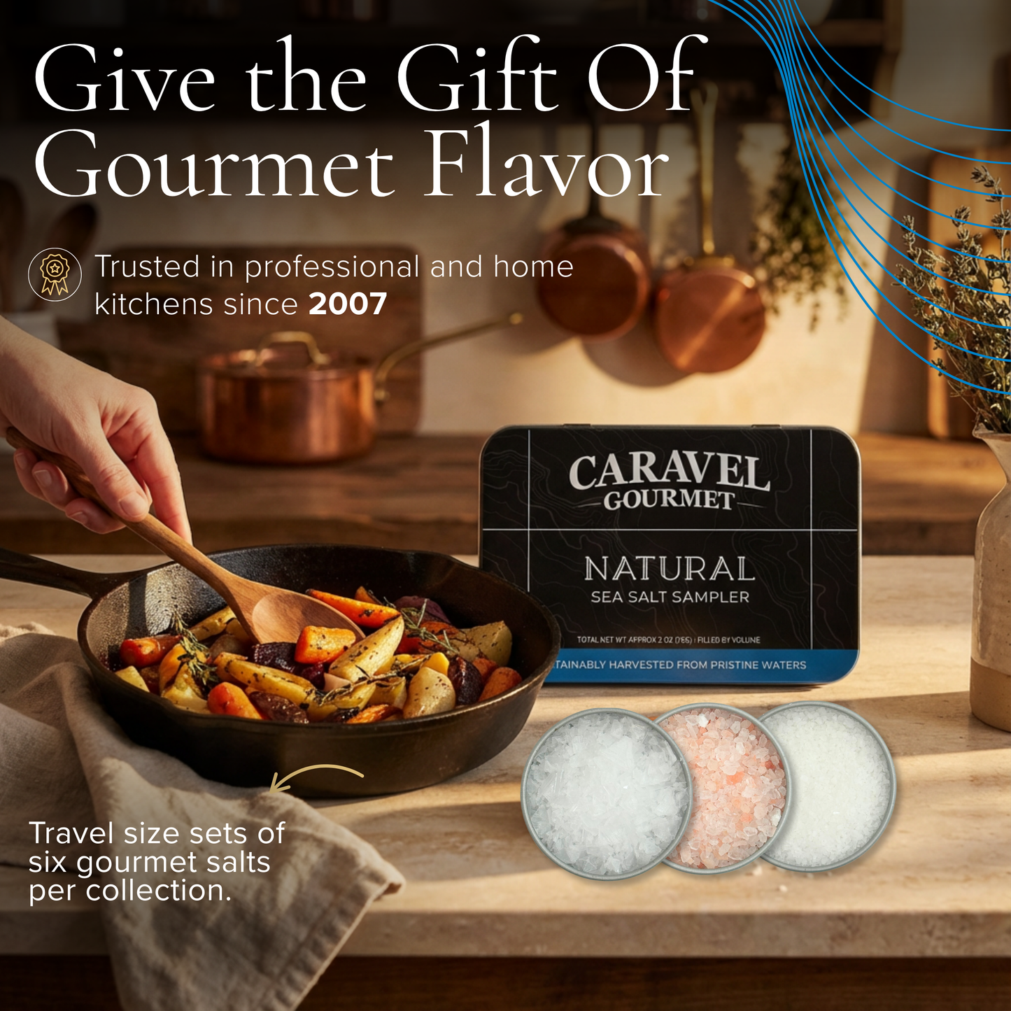Gourmet Natural Sea Salt Sampler