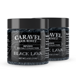 Black Lava Sea Salt - 4 oz Jar 2-Pack